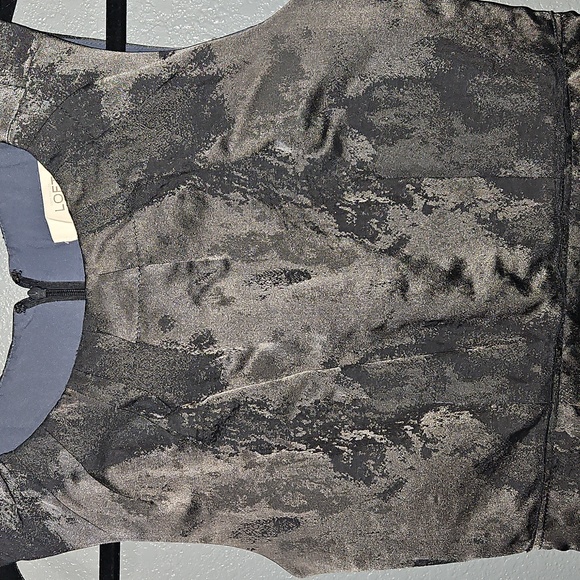 LOFT -Elegant Black/ Silver Sleeveless Dress. SIZE 2 - Picture 2 of 4